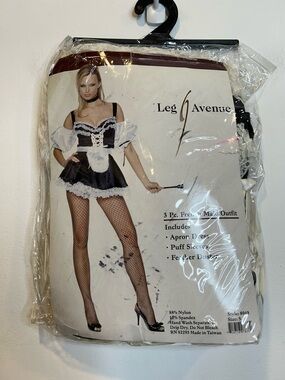 Leg Avenue Flirty French Maid Costume